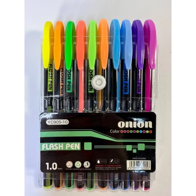 Ручки гелевые 10 цветов с металлическим эффектом Unison (905-10-2)