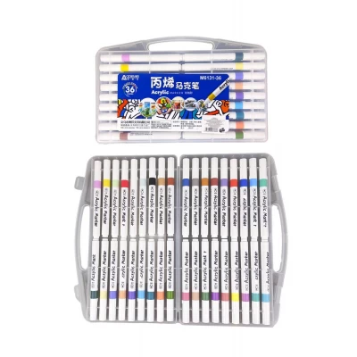 Набор акриловых скетч маркеров Aodemei 36шт Разноцветный Без бренда (6131-36M)