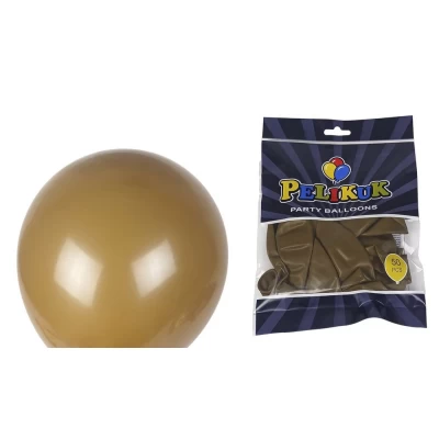 Шарики воздушные 18' (45 см ) какао, 10шт/уп Коричневый Pelican (1810-003)