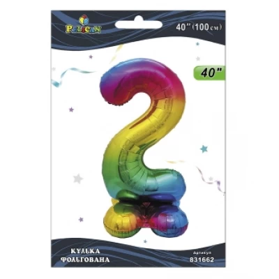 Шарик фольгированный на подставке цифра Шарик фольгированный на подставке цифра