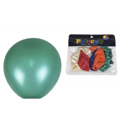 Шарики  Pelican 13' (33 см) перламутр микс, 5шт/уп Разноцветный Pelican (1305С-200)