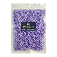 Пенопластовые шарики диаметр 4-6мм макарун фиолетовый, 250мл Фиолетовый Pelican (886110)