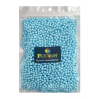 Пенопластовые шарики диаметр 4-6мм голубые, 250мл Голубой Pelican (886112)