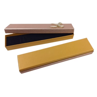 Подарочная коробка ювелирная, 4,5 х 20 х 2,5см, золотая (J00320 gold)