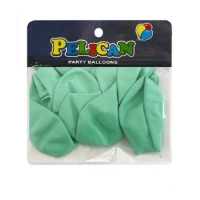Шарики Pelican 10' (26 см)  макарун зеленый, 10 шт/уп Зеленый Pelican (811202)