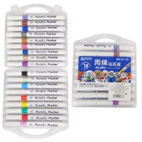 Набор акриловых скетч маркеров Aodemei 18шт (6131-18M) Набор акриловых скетч маркеров Aodemei 18шт (6131-18M)