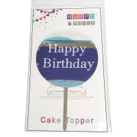 Топер для торта Happy Birthday (10130-7)