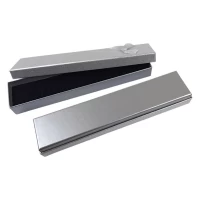 Подарочная коробка ювелирная, 4,5 х 20 х 2,5см, серебро (J00320 silver)