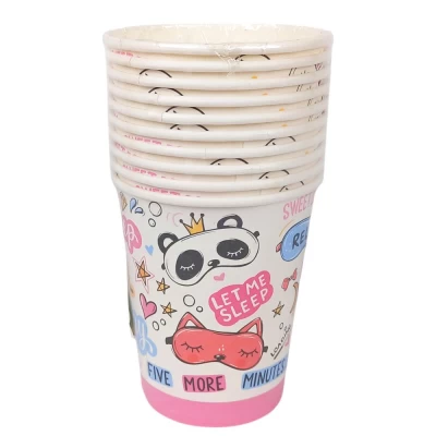 Стаканы картонные 10шт, 250мл, 228гр (10387) Стаканы картонные 10шт, 250мл, 228гр (10387)