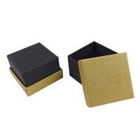 Подарочная коробка ювелирная 5 х 5 3,5см золото (J00633 gold) Подарочная коробка ювелирная 5 х 5 3,5см золото (J00633 gold)