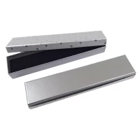 Подарочная коробка ювелирная, 4,5 х 20 х 2,5см, серебро (J00322 silver)