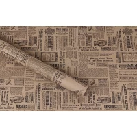 Эко - крафт, бумага подарочная, 0,6 х 6м, 80г (ECP004.1)