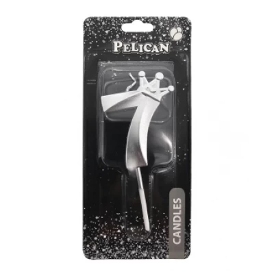 Свеча цифра 3D с короной Свеча цифра 3D с короной