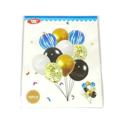 Набор из 10 шаров, микс цветов (QQTZ-01-blue-1) Набор из 10 шаров, микс цветов (QQTZ-01-blue-1)