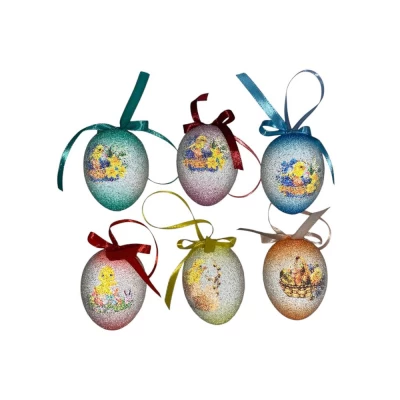 Набор пасхальных яиц 6 х 4,5см 