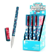 Ручка шариковая 0,7мм синяя, Vinson Разноцветный Vinson (A18)