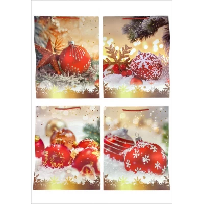 Пакет подарочный новогодний 55 х 43 х 15 см (800XL)