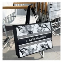 Сумка шопер пластиковая 47 х 36 х 10см (63-1-7-1006)