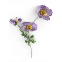 Ветка с маками, 60 см, лиловая (ТВ-60-2)