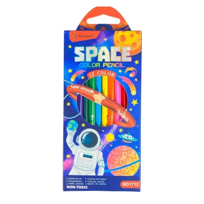 Карандаши треугольные цветные, 12 цветов Разноцветный Без бренда (BD-1712) Карандаши треугольные цветные, 12 цветов Разноцветный Без бренда (BD-1712)