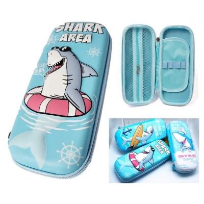 Пенал детский, материал EVA,  21 х 9 х 4см Голубой Unison (JS-6537)