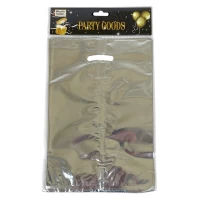 Пакеты подарочные полиэтиленовые 17 х 25см, 400мкм фольга, 10шт (10717 silver)