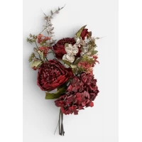 Декоративный цветочный букет 60см, бордо (с30508)