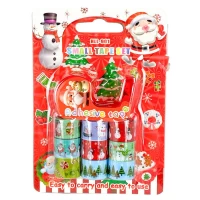 Лента клейкая декоративная 9шт х 1,2 х 250см +диспенсер 