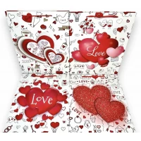 Пакет подарочный 210гр, 26 x 32 x 10см (12шт/уп) Белый Unison (11382-57-174M)