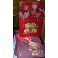 Пакет подарочный 210гр, 36 x 54 x 30см  (12шт/уп) Разноцветный Unison (CH-012-9789)