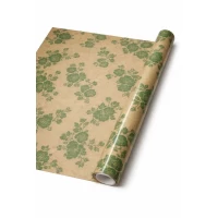 Эко - крафт, бумага подарочная, 0,6 х 6м, 80г (ECP005.2)