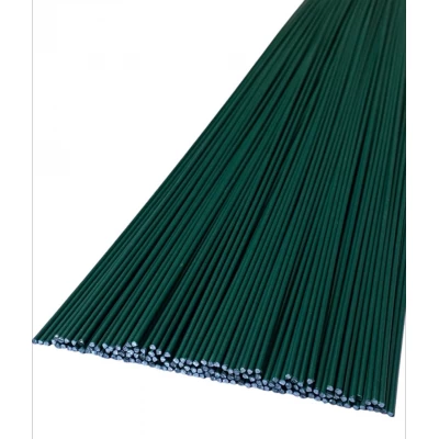 Проволока флористическая для стволов D=1,4мм 40см, зеленая (700г) (C08814)