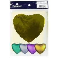 Шарик фольгированный PELICAN сердце 18 