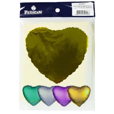 Шарик фольгированный PELICAN сердце 18 Шарик фольгированный PELICAN сердце 18