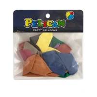 Шарики Pelican 10' (26 см)  винтажный  ассорти цветов, 10 шт/уп Разноцветный Pelican (811098)