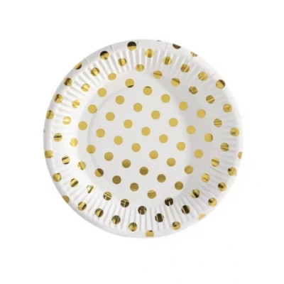 Тарелки бумажные TM Pelican 18cm 