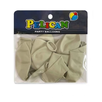Шарики Pelican 10' (26 см)  винтажный молочный, 10 шт/уп Бежевый Pelican (811070)