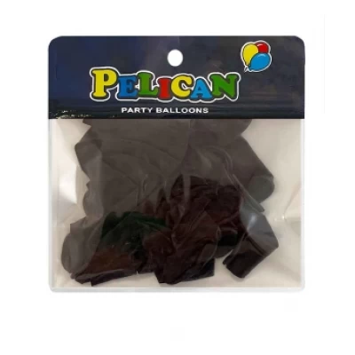 Шарики Pelican 10' (26 см)  винтажный винно красный, 10 шт/уп Красный Pelican (811059)