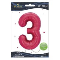 Шарик фольгированный цифра 