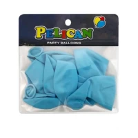 Шарики Pelican 10' (26 см)  пастель голубой светлый, 10 шт/уп Голубой Pelican (811023)