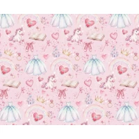 Бумага упаковочная мелованная 80г 10 листов  100 х 70см (PVM10-341)