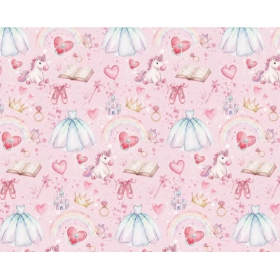 Бумага упаковочная мелованная 80г 10 листов  100 х 70см (PVM10-341)