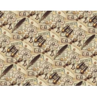 Бумага упаковочная мелованная 80г 10 листов  100 х 70см (PVM10-346)