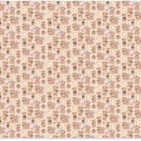 Бумага упаковочная мелованная 80г 10 листов  100 х 70см (PVM10-343)