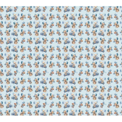 Бумага упаковочная мелованная 80г 10 листов  100 х 70см (PVM10-342)