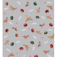 Пакет целлофановый прозрачный  с пасхальным рисунком 30х40 см (PP1584)