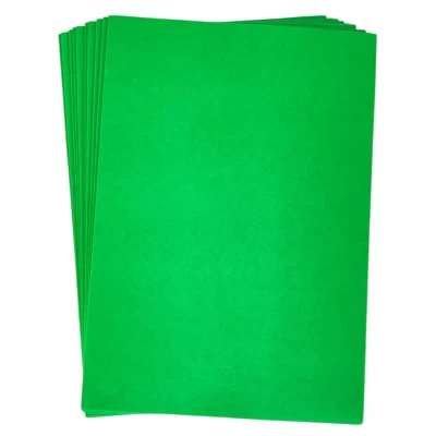 Фоамиран 20 х 30см, 1,5мм, 10 листов, Светло зеленый Зеленый Josef Otten (15A4-7046)