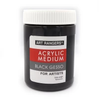 Грунт черный художественный акриловый 