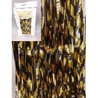 Фотозона 2 х 1м, золото с черным Разноцветный Unison (KUK-2011)