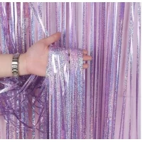 Фотозона 2 х 1м, голограмма сиреневая Фиолетовый Unison (KUK-2062)